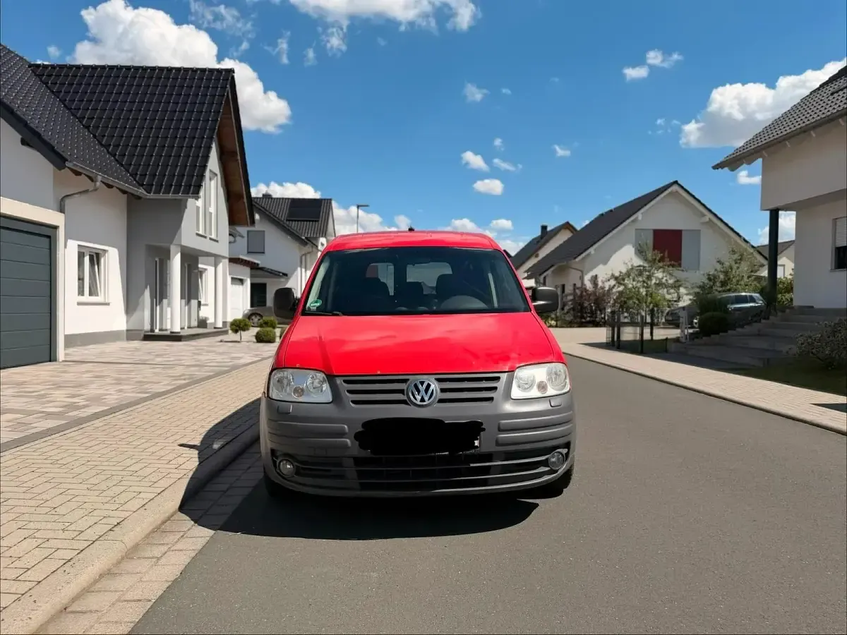 Gebraucht VW Caddy Life 105 PS (77 kW) 2007 Rot Van / Kleinbus