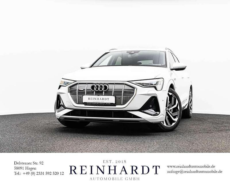 Gletscherweiß metallic Gebraucht 2023 Audi e-tron Sportback S-Line SUV | 46.370 € (Fairer Preis) - Bild 1/3