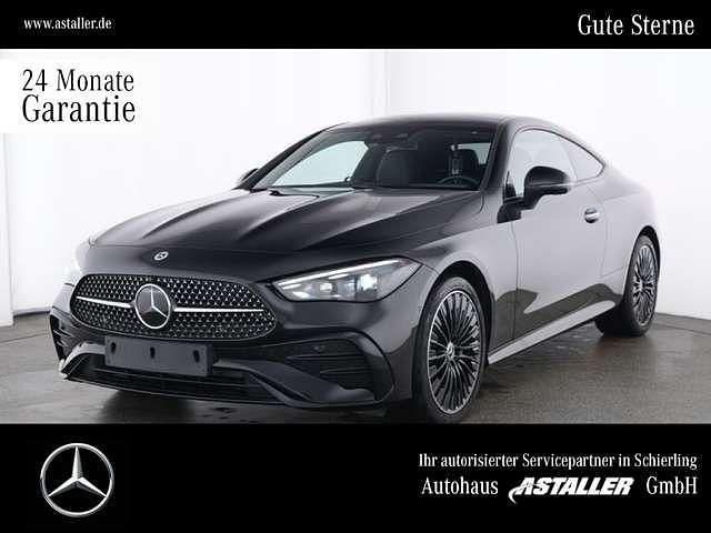 Metalliclack obsidianschwarz (metallic) Gebraucht 2024 Mercedes 200 AMG line Coupé | 55.399 € (Teuer) - Bild 1/4
