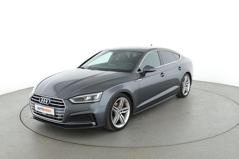 Grau Gebraucht 2018 Audi A5 Sportback Sport Limousine | 25.750 € (Teuer) - Bild 1/3