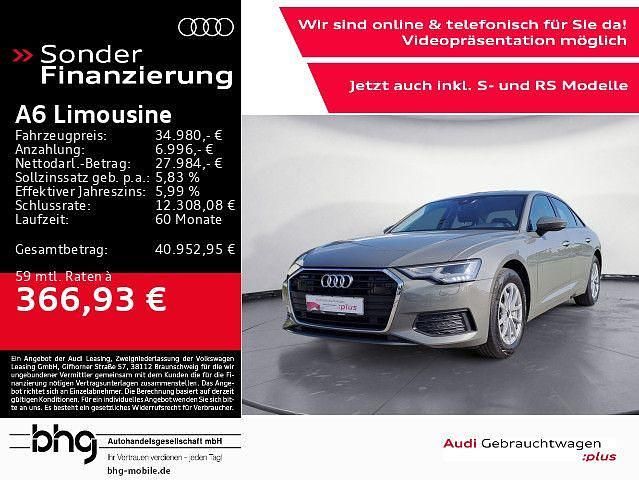 Grau Gebraucht 2022 Audi A6 Ambiente Limousine | 34.980 € (Superpreis) - Bild 1/4