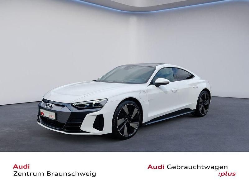 Ibisweiß Gebraucht 2021 Audi e-tron GT quattro Sport Limousine | 53.680 € (Guter Preis) - Bild 1/4