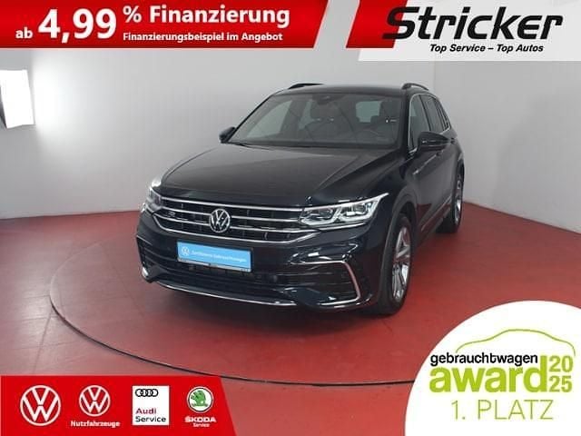 Deep black perleffekt Gebraucht 2021 VW Tiguan R-line SUV | 33.588 € (Guter Preis) - Bild 1/4