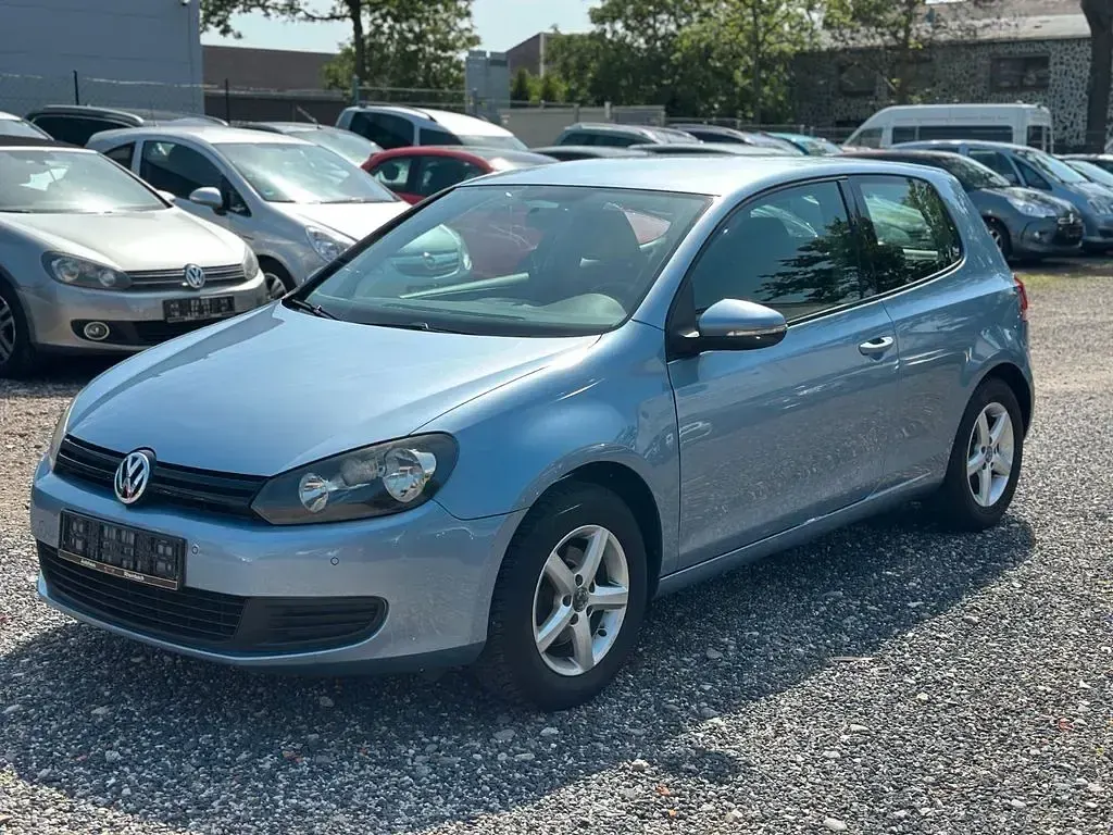 Gebraucht VW Golf VI Trendline 80 PS (58 kW) 2009 Blau Kleinwagen