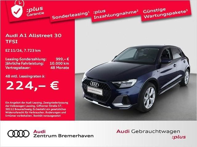 Navarrablau metallic Gebraucht 2024 Audi A1 Basis Kleinwagen | 23.340 € (Guter Preis) - Bild 1/4