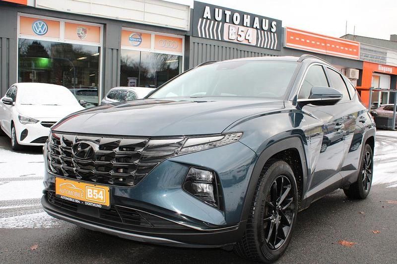 Blau Gebraucht 2022 Hyundai Tucson Prime SUV | 21.991 € (Fairer Preis) - Bild 1/4