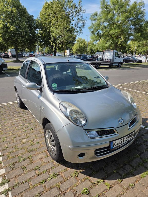 Silber Gebraucht 2008 Nissan Micra Visia Kleinwagen | 1.550 € (Guter Preis) - Bild 1/4