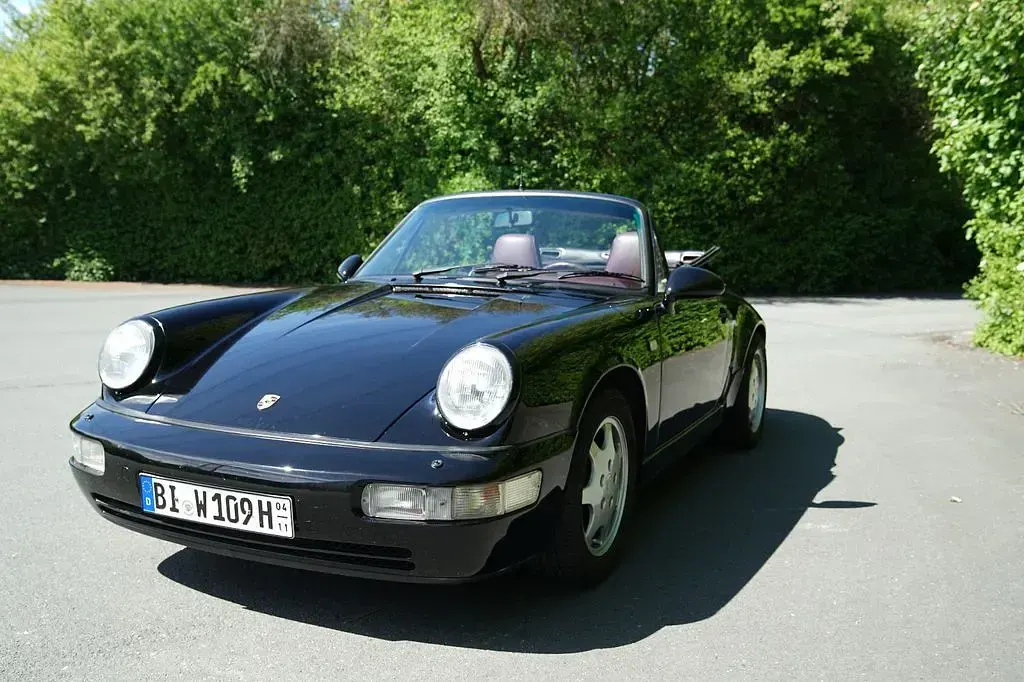 Brugt Porsche 964 250 HK (183 kW) 1992 Sort Cabriolet