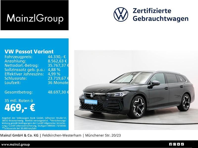 Schwarz Gebraucht 2025 VW Passat R-line Kombi | 42.760 € (Etwas zu teuer) - Bild 1/3