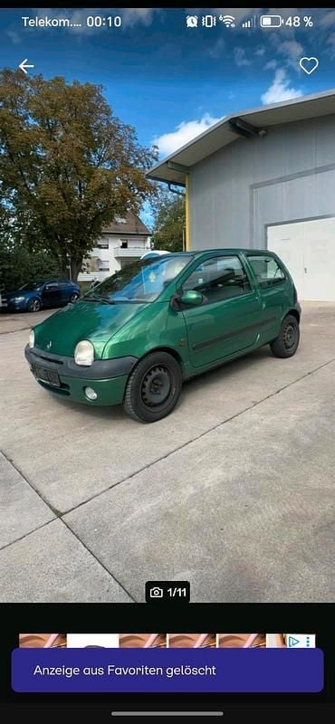 Grün Gebraucht 2001 Renault Twingo Kleinwagen | 999 € (Guter Preis) - Bild 1/4