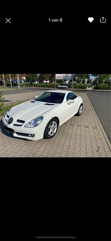 Weiß Gebraucht 2008 Mercedes SLK200 Cabrio | 8.500 € (Fairer Preis) - Bild 1/4