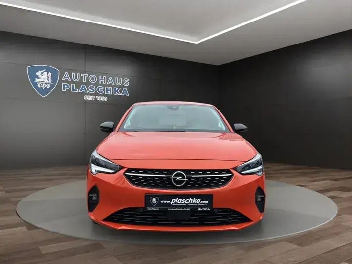 Power orangedynamik orange Gebraucht 2023 Opel Corsa-e Elegance Kleinwagen | 18.450 € (Fairer Preis) - Bild 1/3