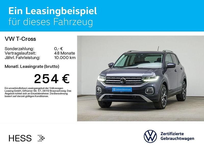Gebraucht VW T-Cross Style 150 PS (110 kW) 2023 Rauchgrau metallic (metallic) SUV