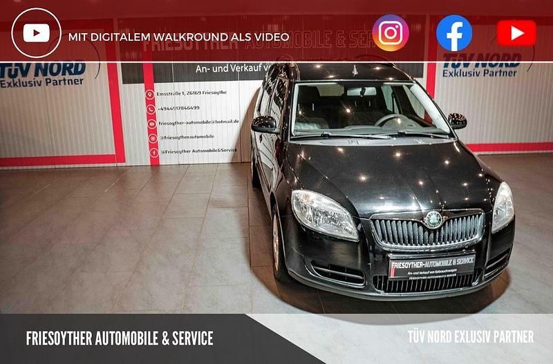 Gebraucht Skoda Roomster Style 69 PS (50 kW) 2008 Schwarz Van / Kleinbus