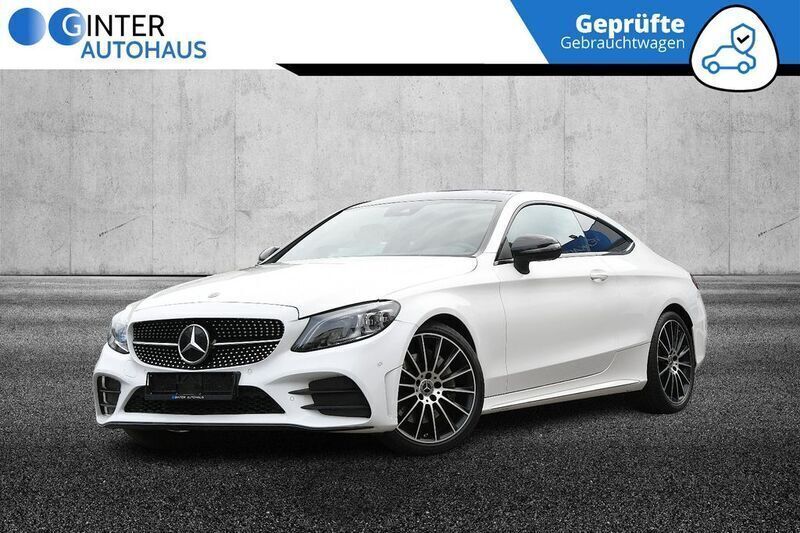 Weiß Gebraucht 2020 Mercedes C300 AMG line Coupé | 37.990 € (Fairer Preis) - Bild 1/4