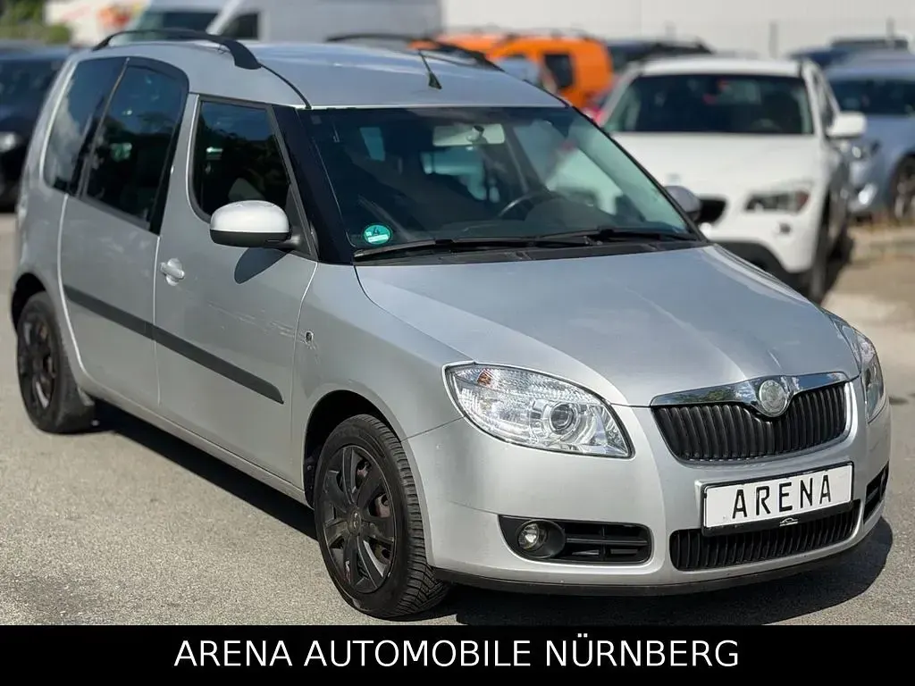 Gebraucht Skoda Roomster Comfort 105 PS (77 kW) 2007 Stribrna diamantova/diamantsil Van / Kleinbus