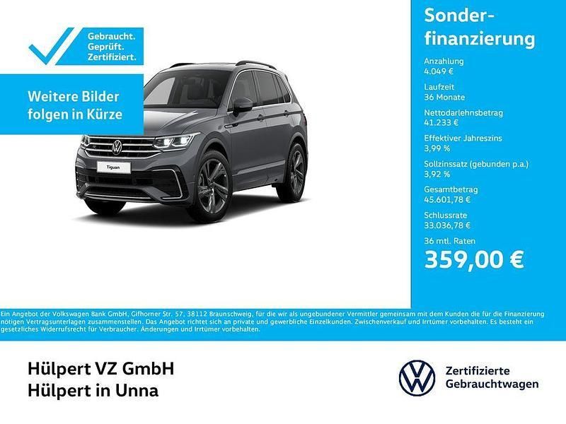 Grau Gebraucht 2024 VW Tiguan R-line SUV | 45.282 € (Etwas zu teuer) - Bild 1/3