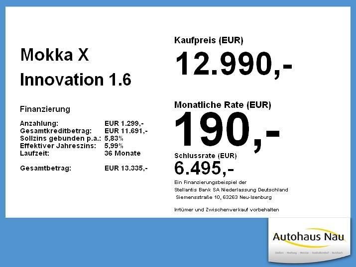 Gebraucht Opel Mokka X Innovation 136 PS (100 kW) 2019 Argon silber/ice silver (m2) SUV
