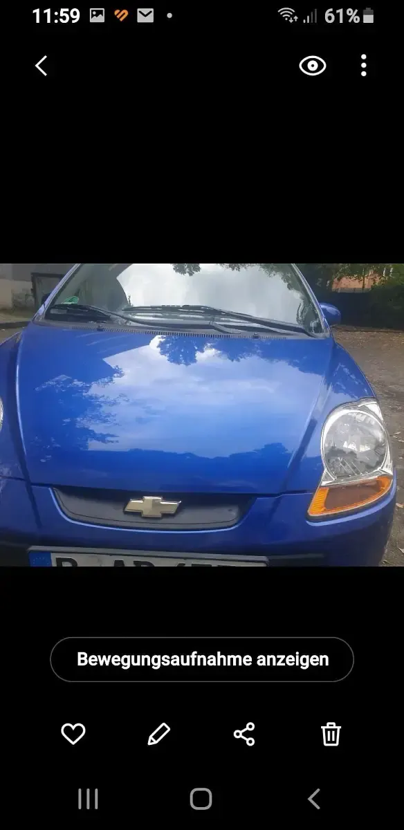 Gebraucht Chevrolet Matiz 67 PS (49 kW) 2009 Blau Kleinwagen
