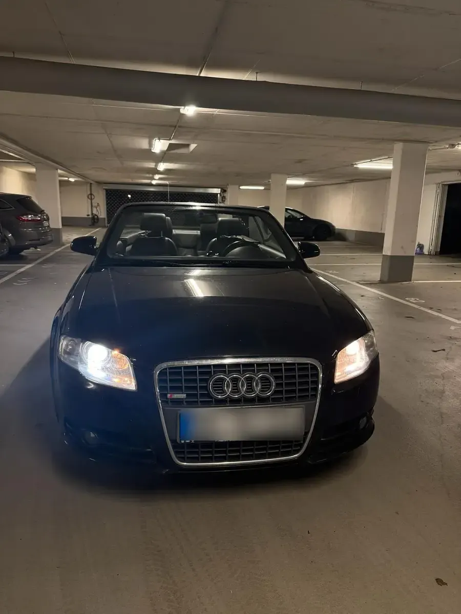 Gebraucht Audi A4 Cabriolet S-Line 2009 Schwarz Cabrio
