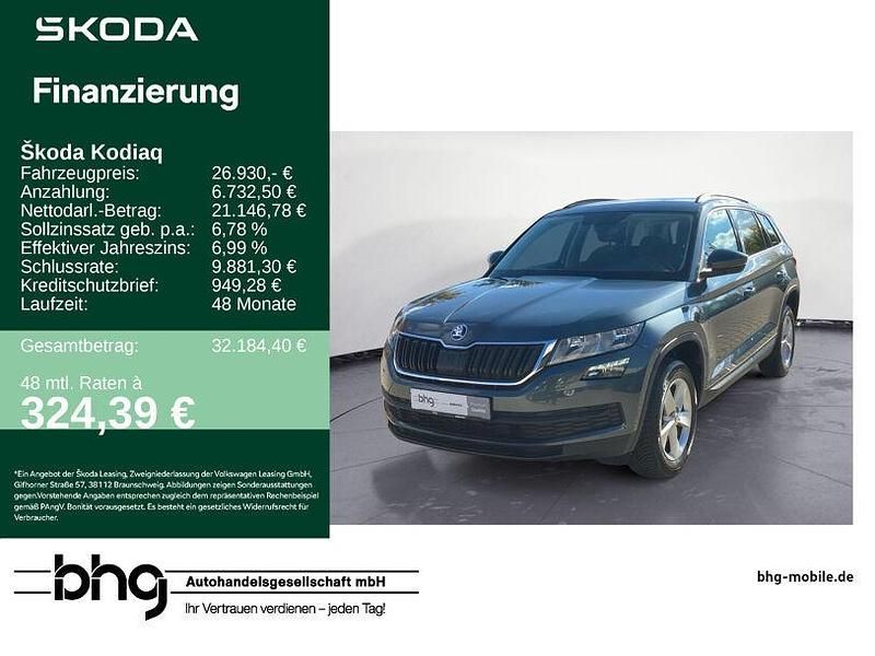 Grau Gebraucht 2021 Skoda Kodiaq Ambition SUV | 26.930 € (Guter Preis) - Bild 1/4