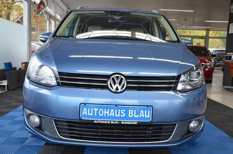 Gebraucht VW Touran Highline 170 PS (125 kW) 2012 Blau Van / Kleinbus