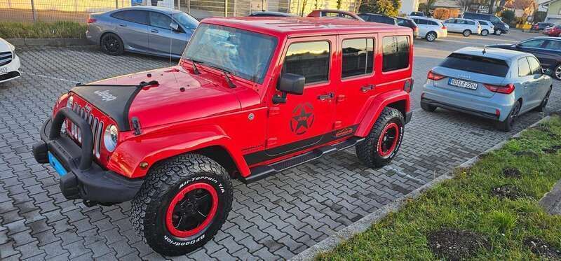 Rot Gebraucht 2018 Jeep Wrangler Sahara SUV | 37.999 € (Guter Preis) - Bild 1/4