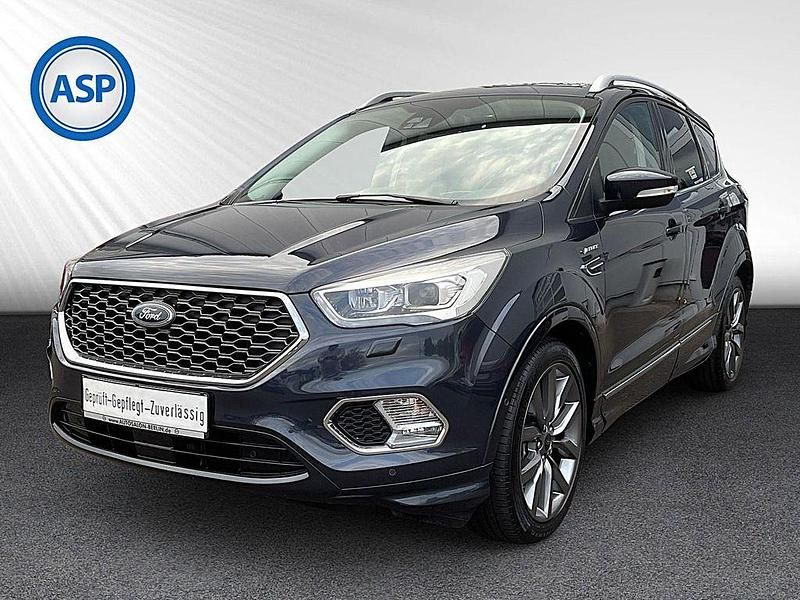 Blau Gebraucht 2019 Ford Kuga Vignale SUV | 22.490 € (Etwas zu teuer) - Bild 1/4