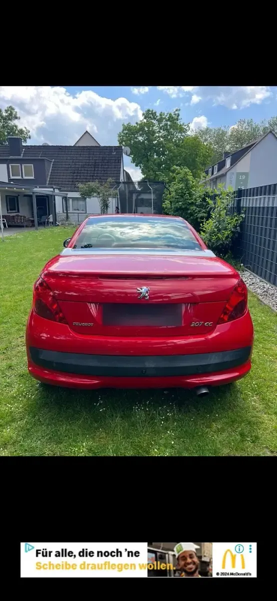 Gebraucht Peugeot 207 109 PS (80 kW) 2008 Rot Cabrio