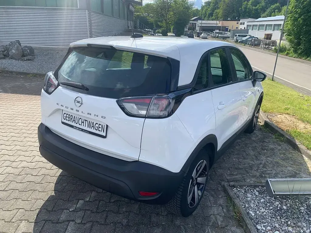 Gebraucht Opel Crossland 83 PS (61 kW) 2022 Weiß SUV