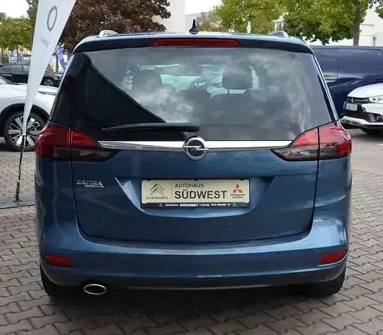 Gebraucht Opel Zafira Tourer Edition 170 PS (125 kW) 2013 Blau metallic Van / Kleinbus