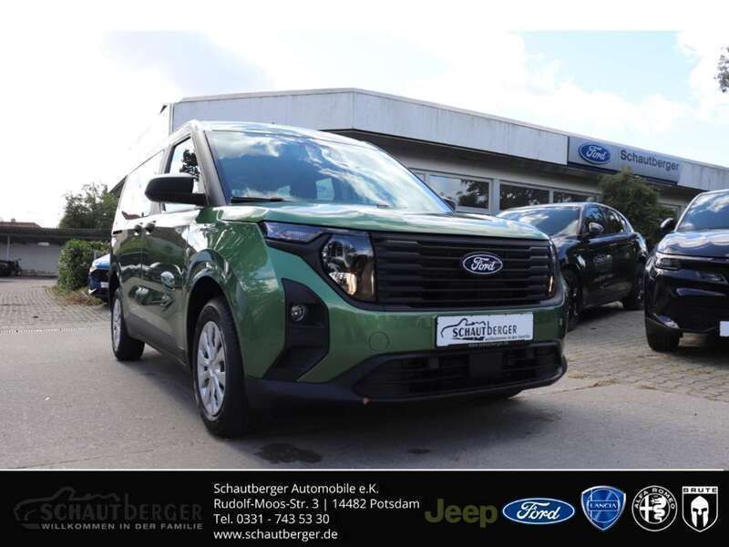 Bursting green Neu 2024 Ford Tourneo Courier Trend Van / Kleinbus | 23.990 € (Guter Preis) - Bild 1/4