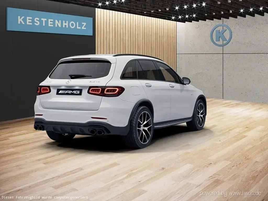 Gebraucht Mercedes GLC43 AMG AMG 390 PS (286 kW) 2022 Polarweiß uni SUV