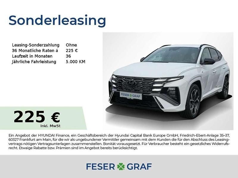 Atlas white Neu 2025 Hyundai Tucson N Line SUV | 38.580 € (Teuer) - Bild 1/4