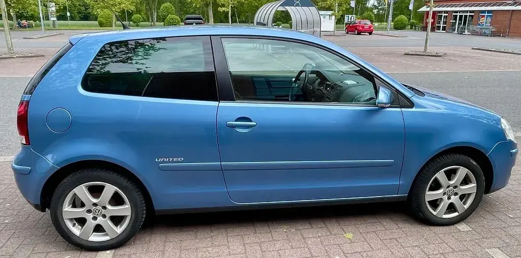 Gebraucht VW Polo United 60 PS (44 kW) 2008 Blau Kleinwagen