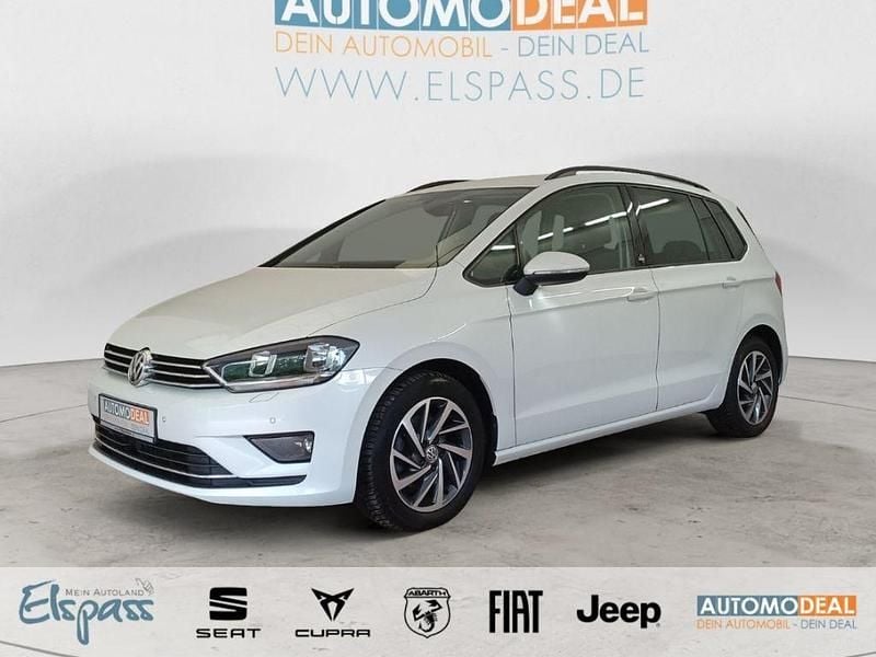 Weiss Gebraucht 2017 VW Golf Sportsvan Sound Van / Kleinbus | 16.989 € (Fairer Preis) - Bild 1/4