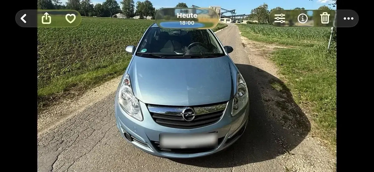 Gebraucht Opel Corsa Eco 55 PS (40 kW) 2009 Blau Kleinwagen