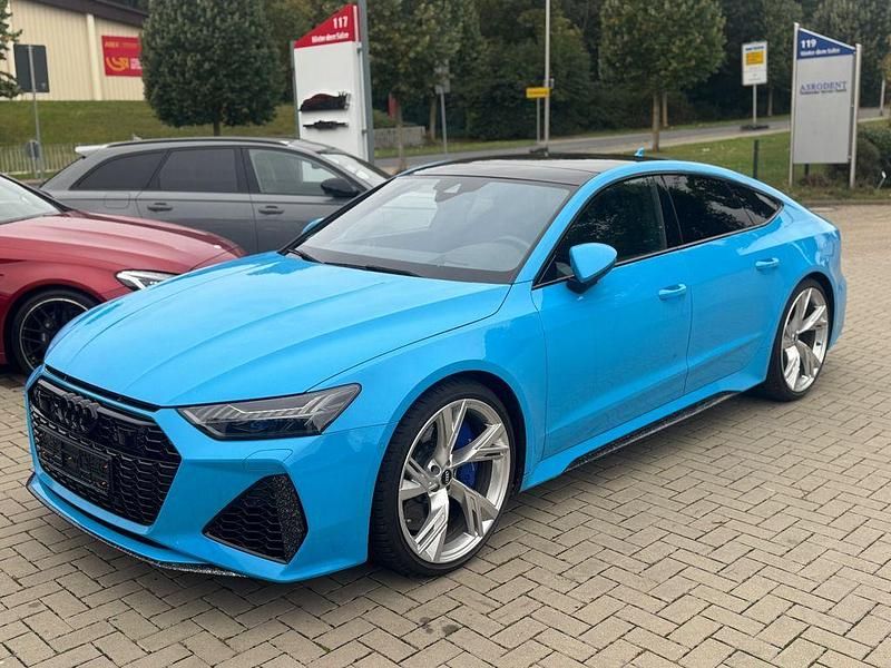 Blau Gebraucht 2020 Audi RS7 Sportback Ambiente Kleinwagen | 99.999 € - Bild 1/3