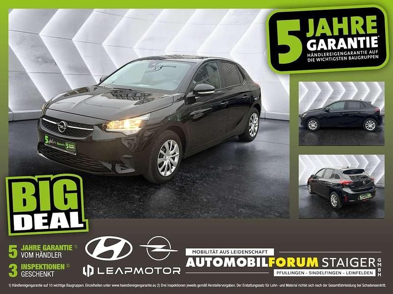 Gebraucht Opel Corsa Edition 75 PS (55 kW) 2022 Diamant schwarz/karbon schwarz Kleinwagen