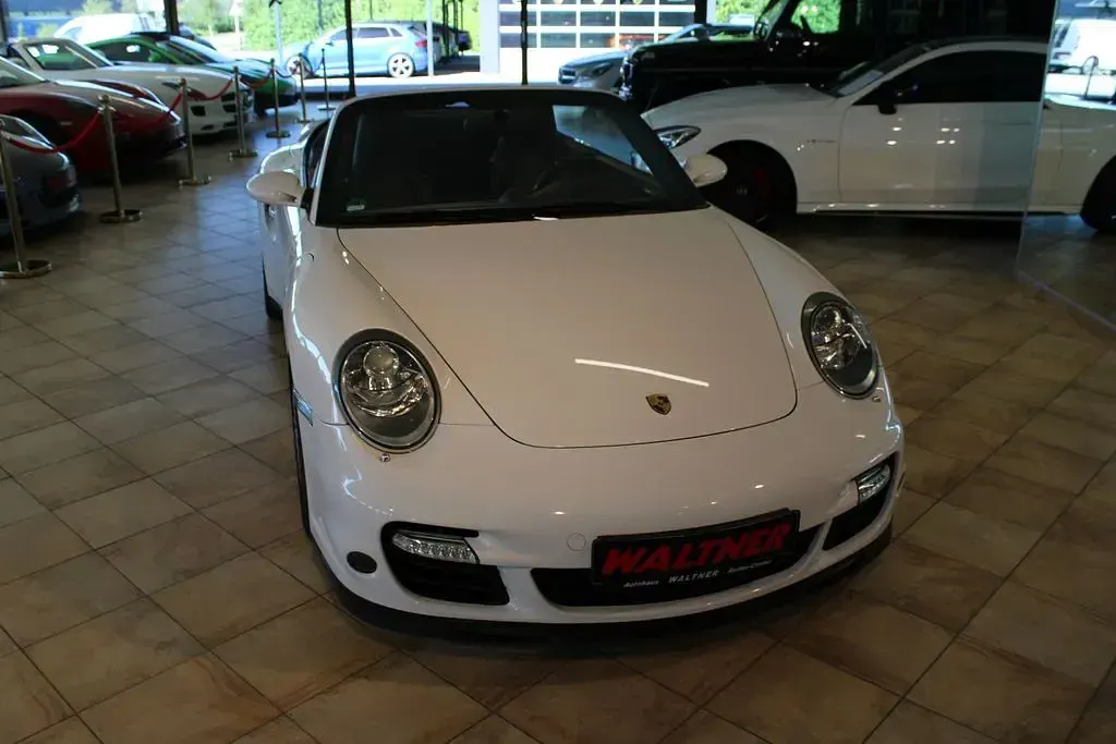 Gebraucht Porsche 997 Turbo 480 PS (353 kW) 2008 Weiß Cabrio