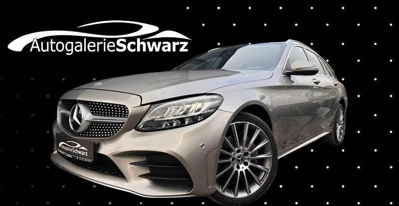 Amg mojavesilber metallic Gebraucht 2021 Mercedes C220 AMG Kombi | 24.350 € (Fairer Preis) - Bild 1/3