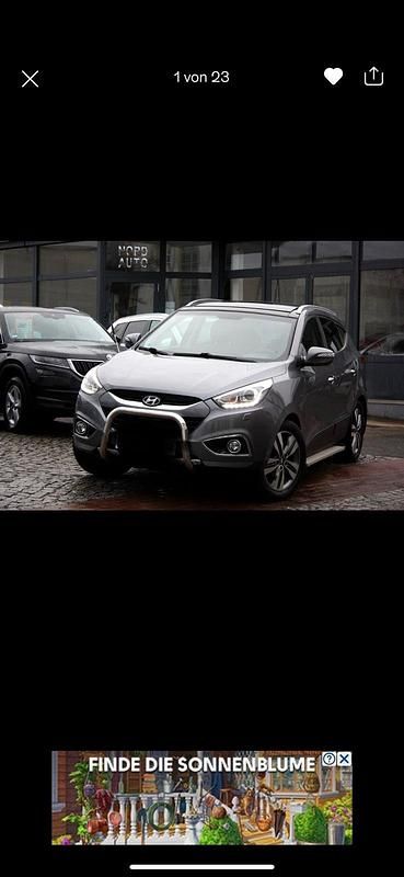 Grau Gebraucht 2015 Hyundai ix35 Edition SUV | 14.555 € (Etwas zu teuer) - Bild 1/4