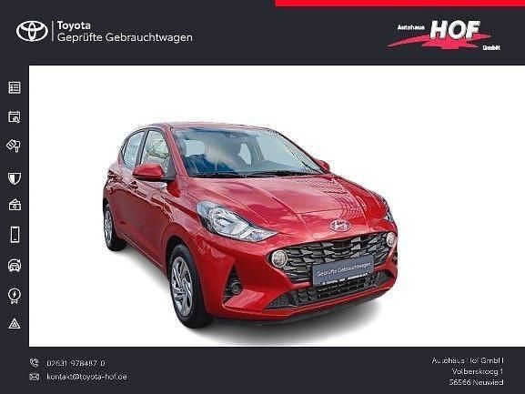 Gebraucht Hyundai i10 67 PS (49 kW) 2022 Rot Kleinwagen