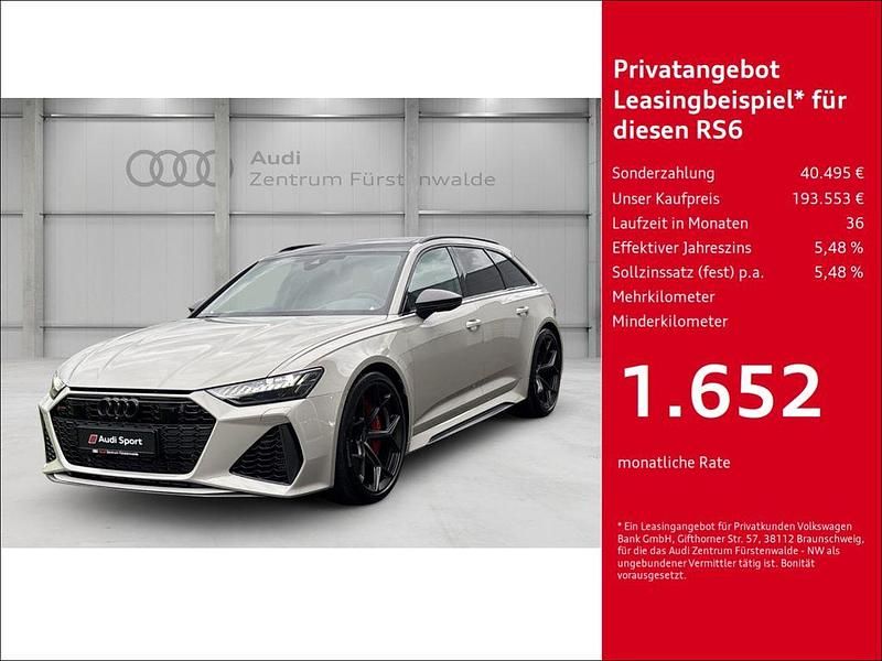 Grau Neu 2025 Audi RS6 Performance Kombi | 193.553 € - Bild 1/4