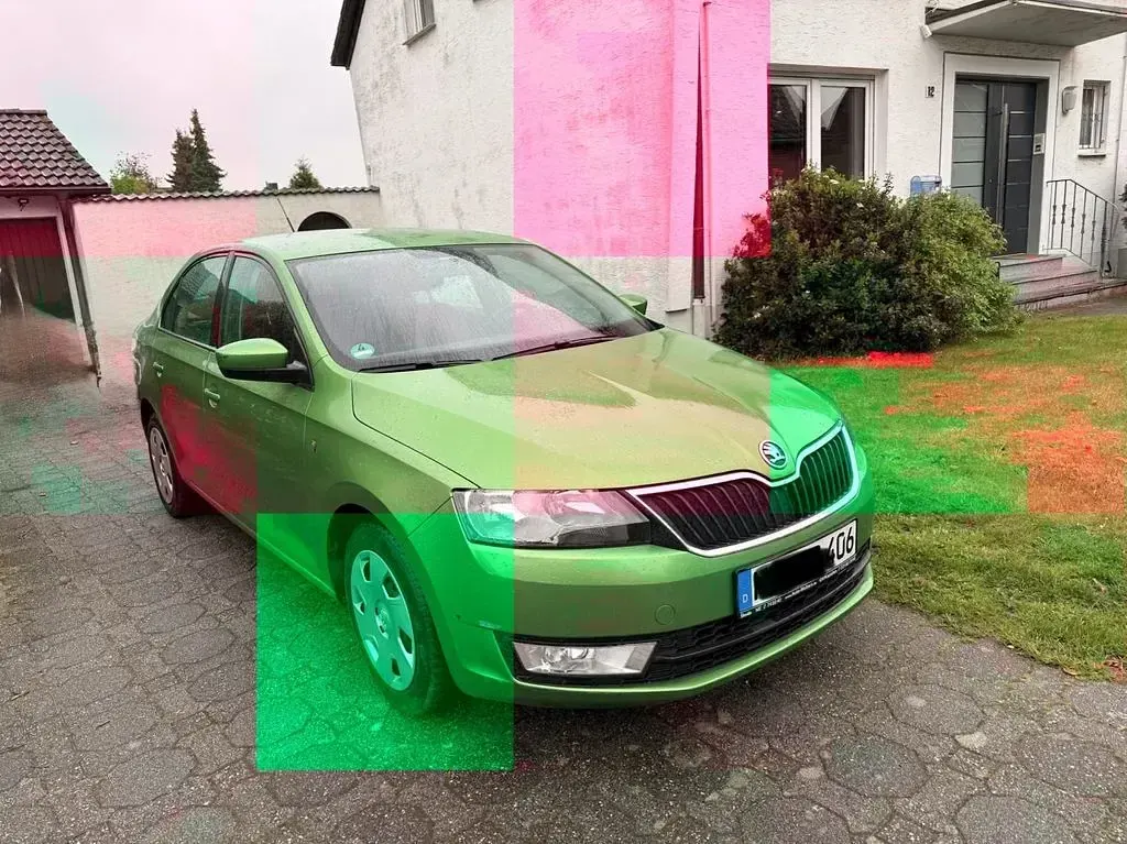 Gebraucht Skoda Rapid Active 105 PS (77 kW) 2015 Grün Kleinwagen
