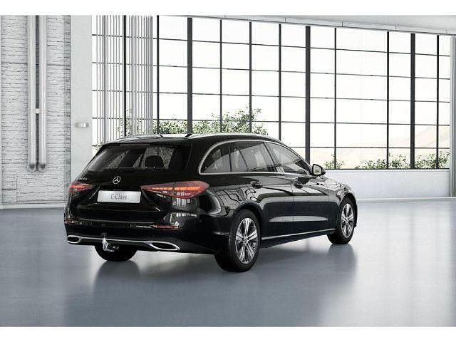 Schwarz metalliclack obsidians Gebraucht 2023 Mercedes C300e Avantgarde Kombi | 34.330 € (Fairer Preis) - Bild 1/4