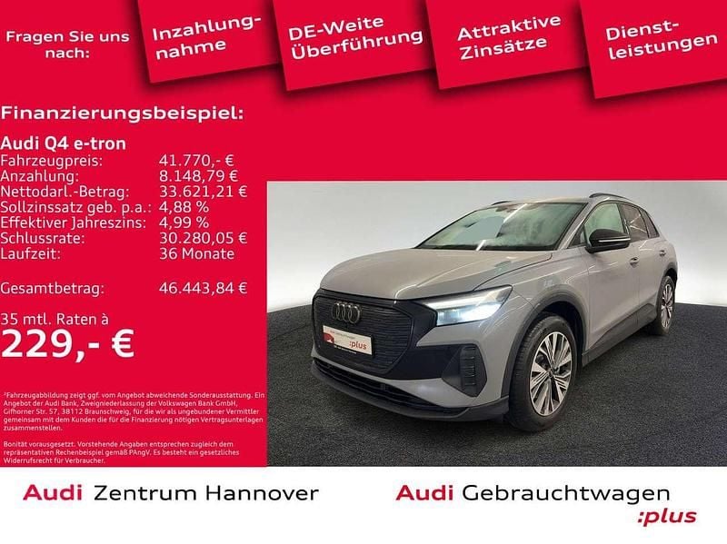 C2 kieselgrau Neu 2025 Audi Q4 e-tron Basis SUV | 41.770 € (Superpreis) - Bild 1/4