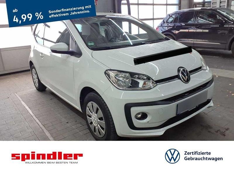 Weiß Gebraucht 2023 VW up! move up! Kleinwagen | 11.980 € (Fairer Preis) - Bild 1/3