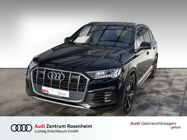 Schwarz Gebraucht 2021 Audi Q7 S-Line SUV | 49.880 € (Fairer Preis) - Bild 1/2
