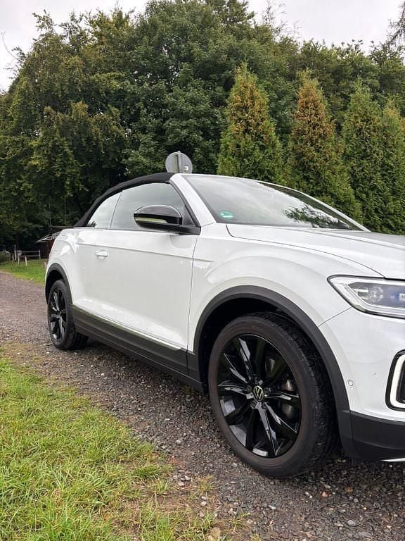 Gebraucht VW T-Roc Cabriolet Style 150 PS (110 kW) 2022 Weiß Cabrio